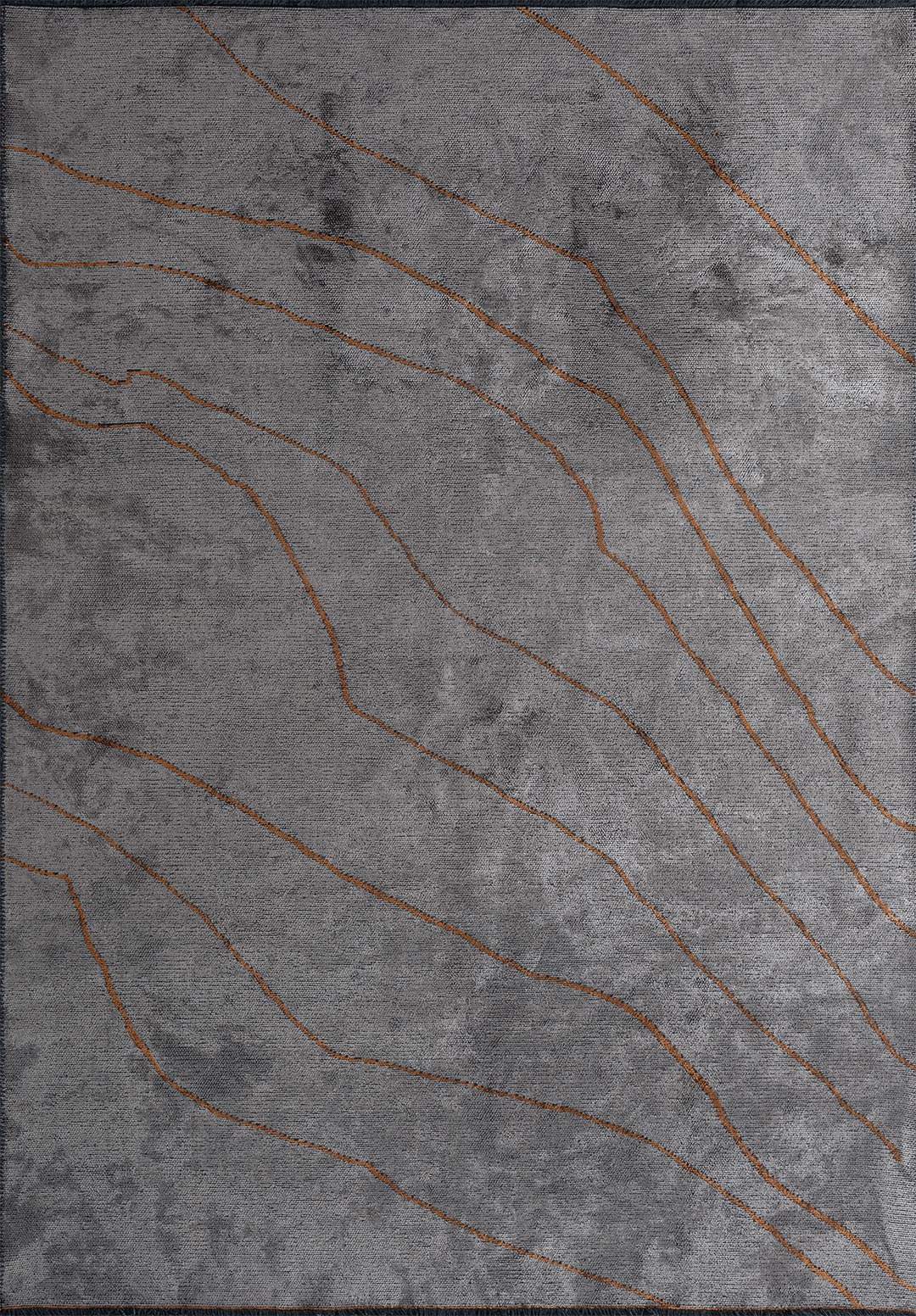 Tepih CURVE GREY, 200 x 250 cm
