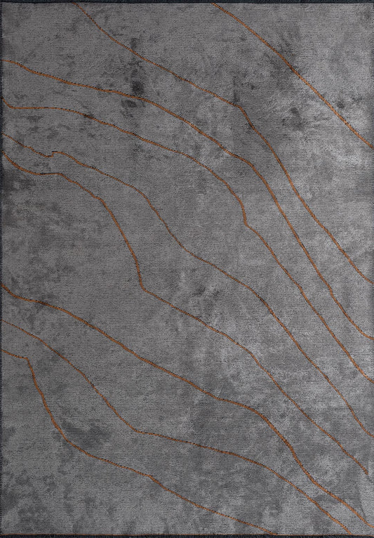 Tepih CURVE GREY, 200 x 300 cm