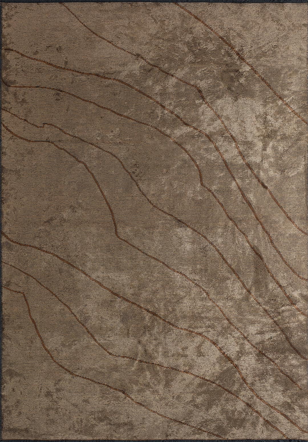 Tepih CURVE LIGHT BROWN, 200 x 250 cm