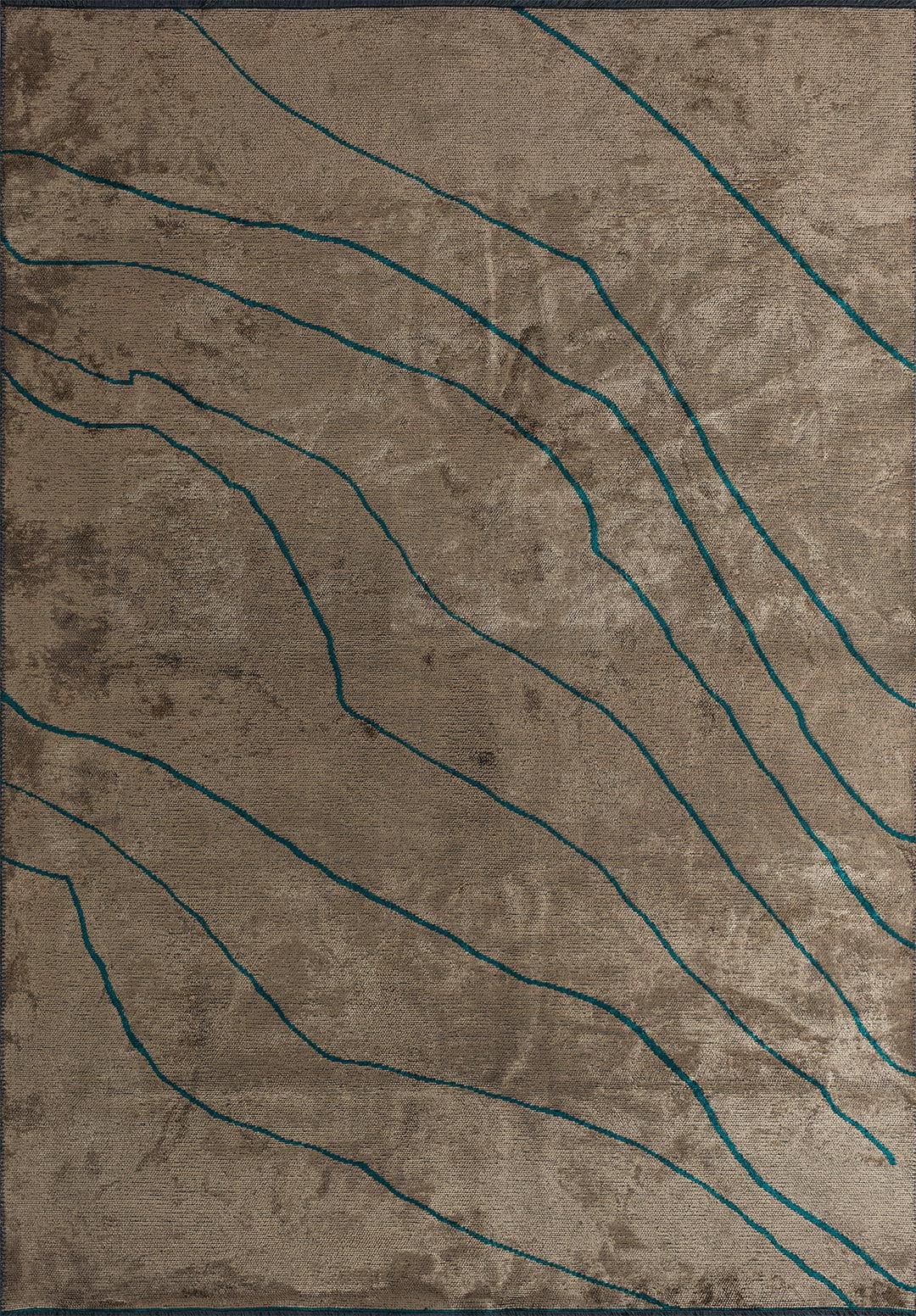 Tepih CURVE LIGHT BROWN, 200 x 250 cm