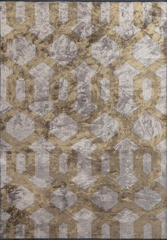 Tepih CHAIN LIGHT BROWN, 200 x 250 cm