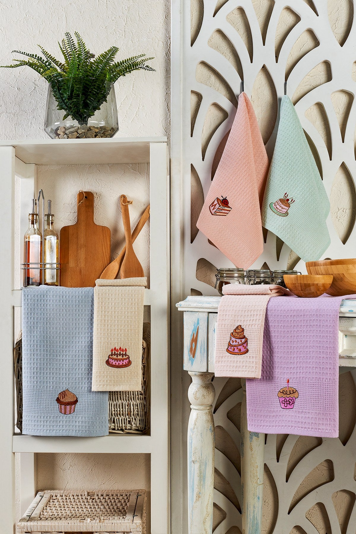 Set kuhinjskih ručnika (6 komada) Torta