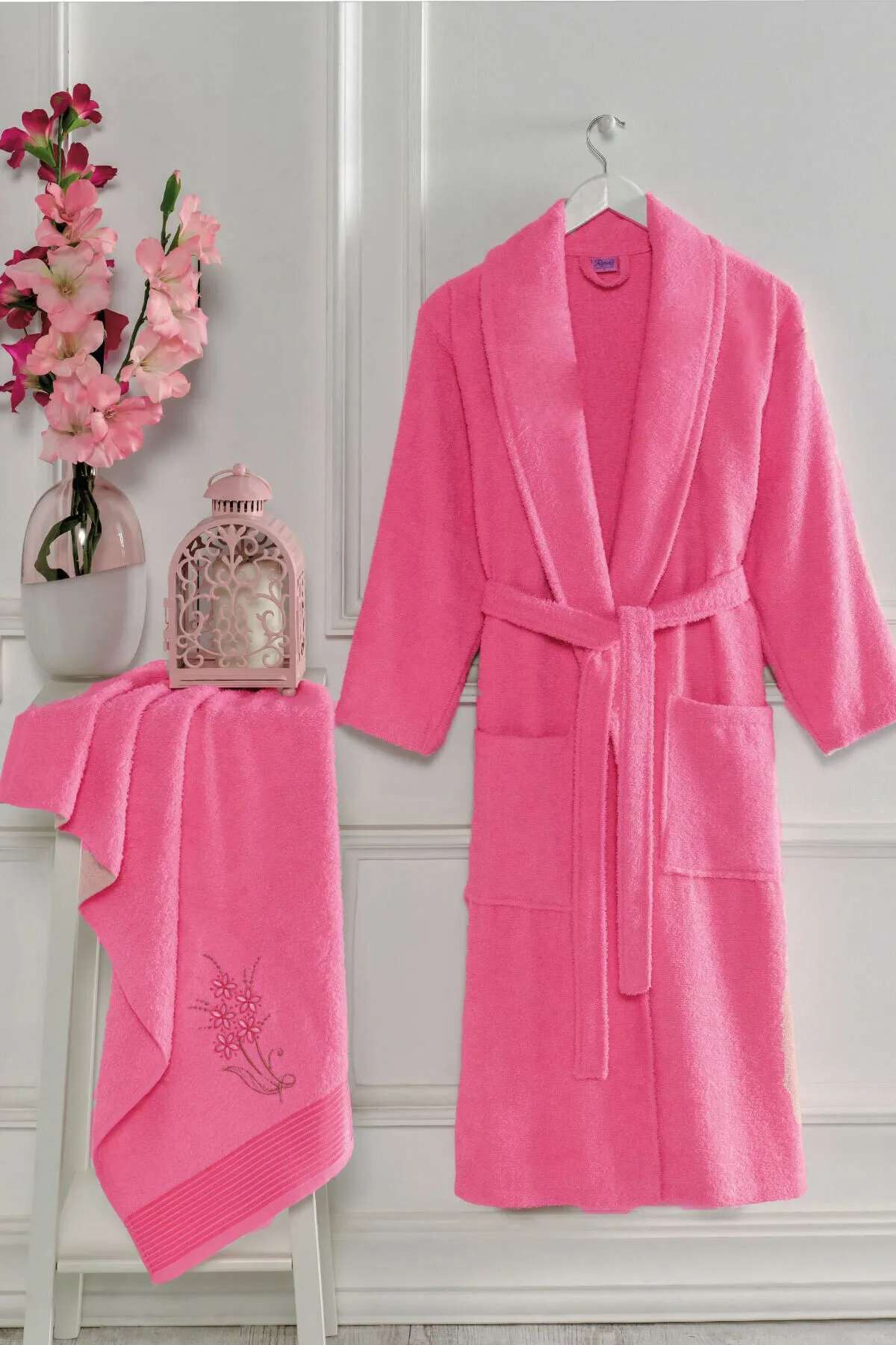 Set ogrtačaa Cora - Fuchsia