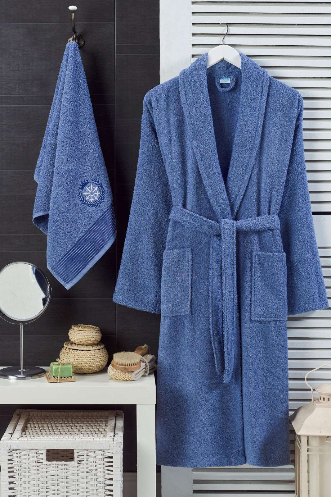Set ogrtača Cora - Indigo