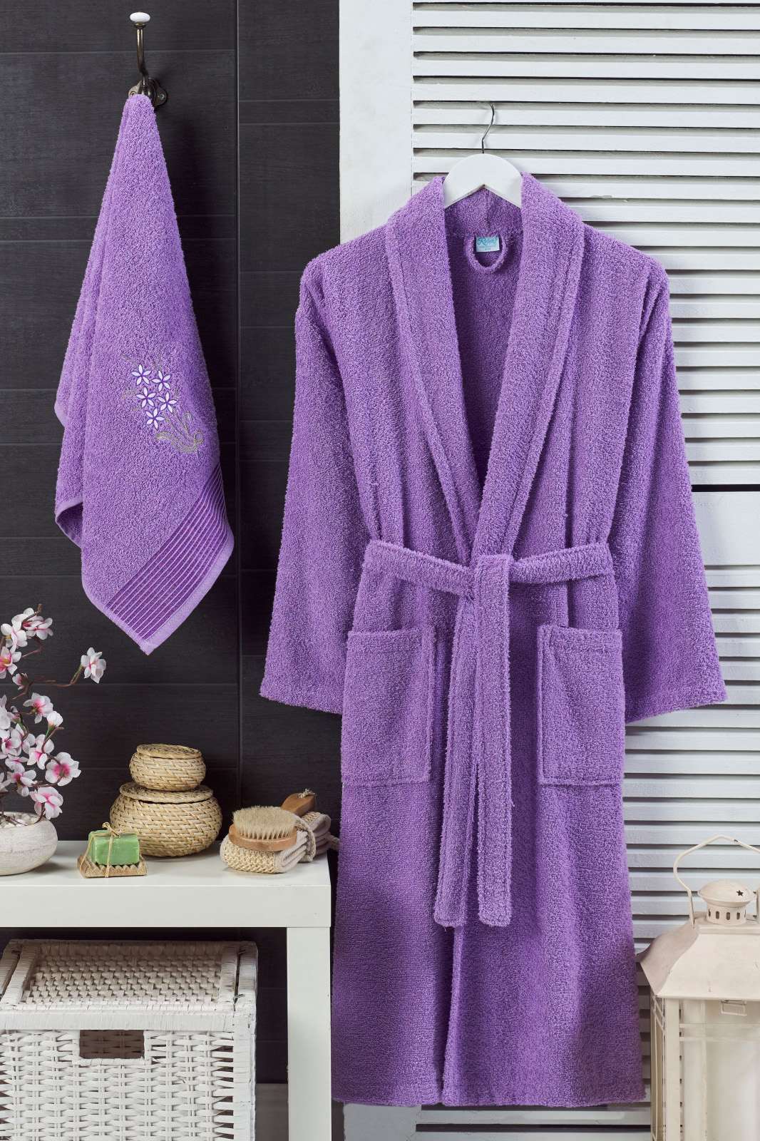 Set ogrtača Cora - Lavanda