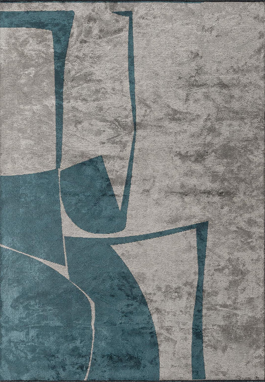 Tepih NOTES PETROL, 200 x 250 cm