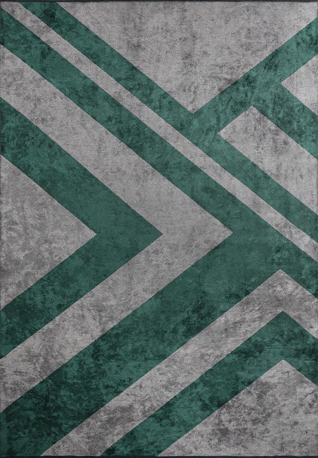 Tepih CORNER DARK GREEN, 200 x 300 cm