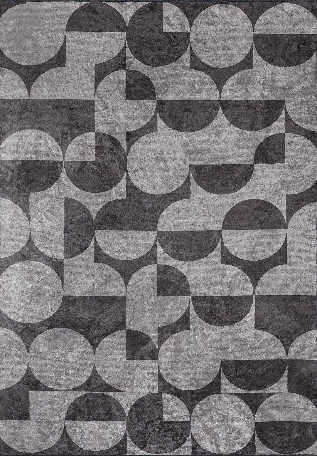 Tepih CIRCLE CHARCOAL, 240 x 340 cm