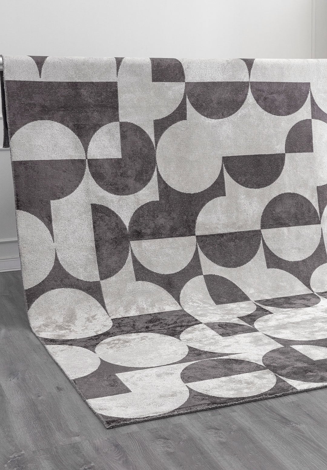 Tepih CIRCLE CHARCOAL, 200 x 250 cm