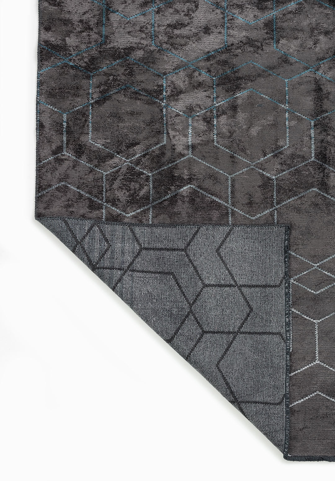 Tepih HONEYCOMB DARK TURQUOISE, 200 x 300 cm