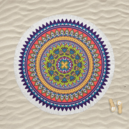 Ručnik za plažu Renkli Mandala