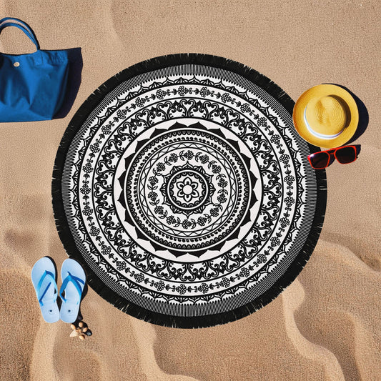 Ručnik za plažu Siyah Mandala