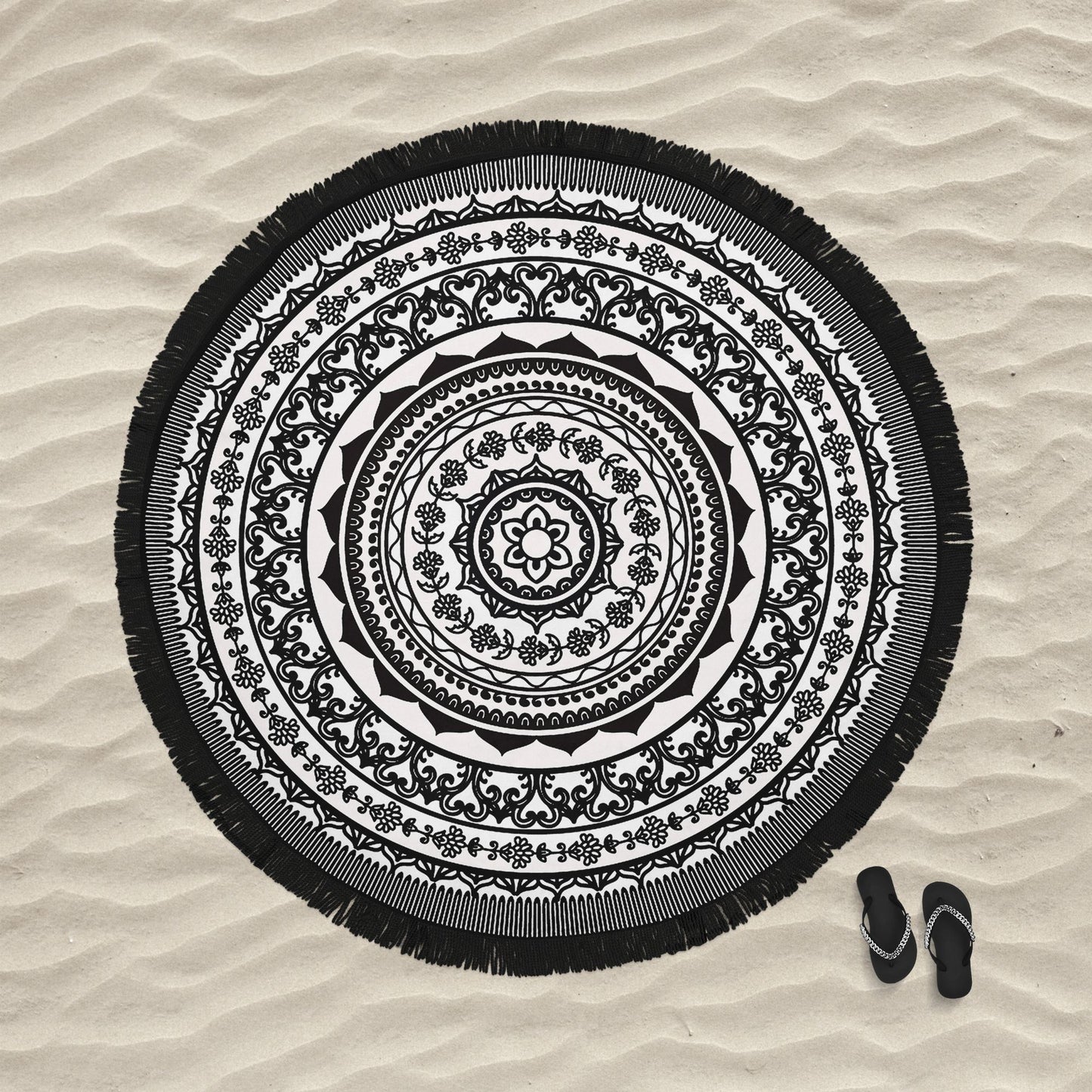 Ručnik za plažu Siyah Mandala