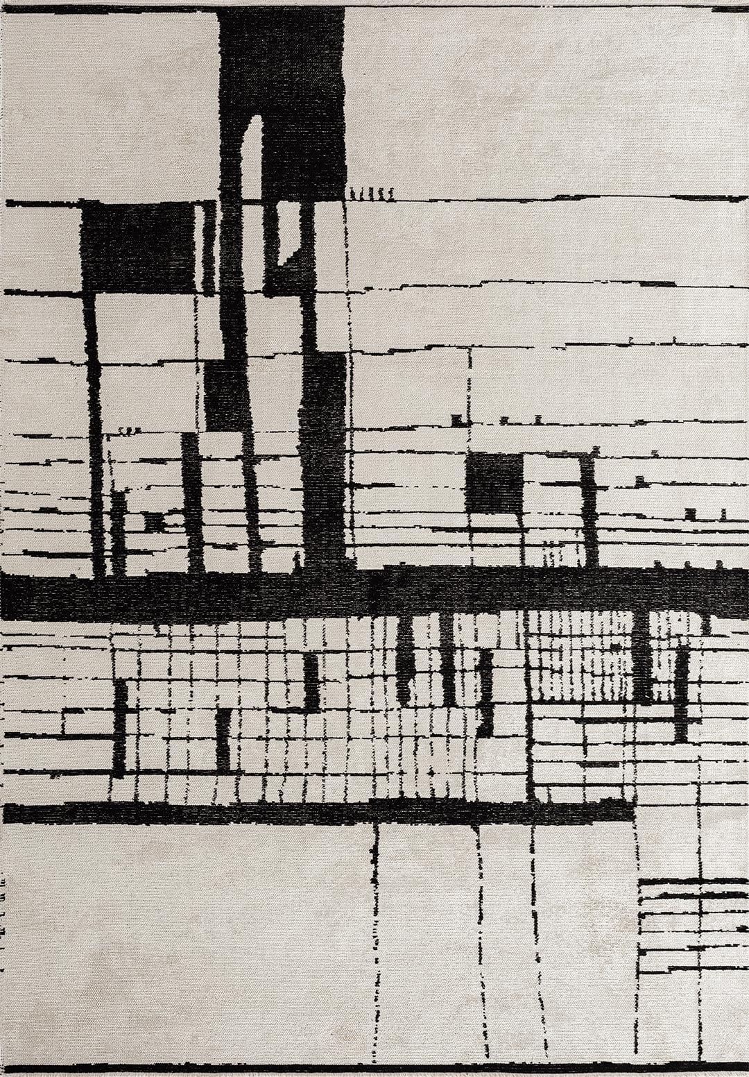 Tepih PEEL BLACK, 200 x 300 cm