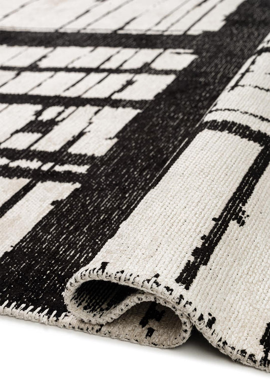 Tepih PEEL BLACK, 200 x 300 cm