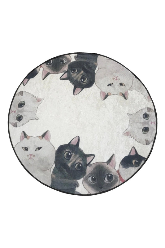 Tepih kupaonski, Angry Cats DJT Çap