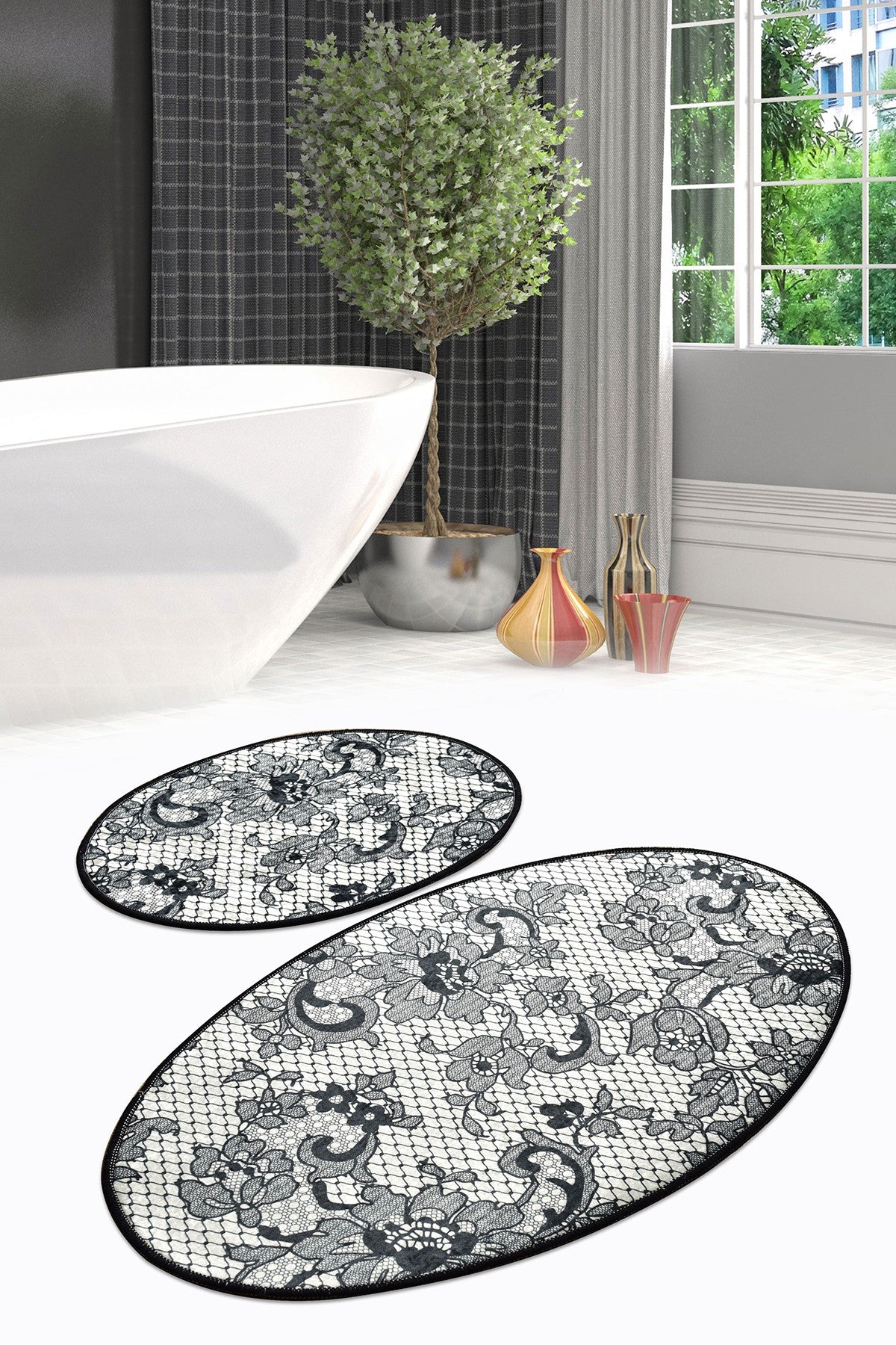 Set kupaonskih prostirki (2 komada) Lace Djt