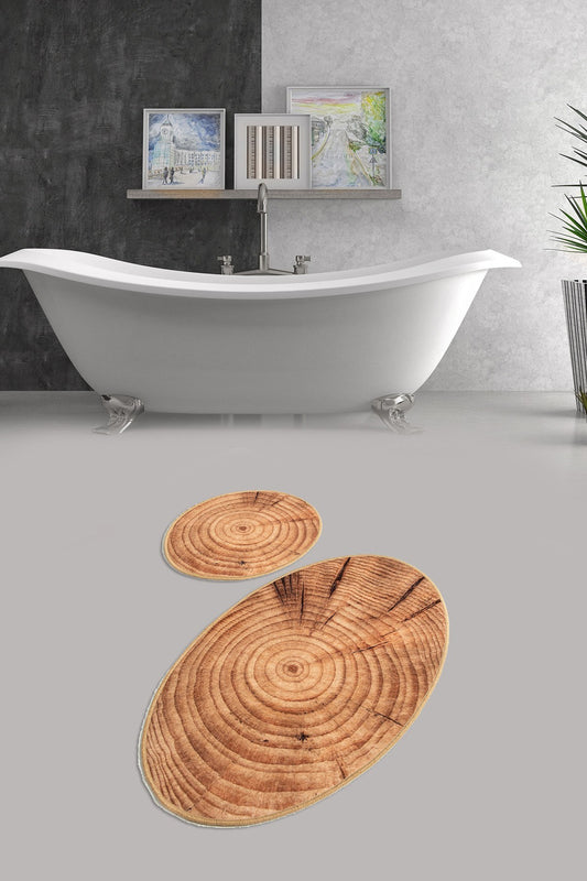 Kupaonski tepisi u setu (2 komada), Wood DJT