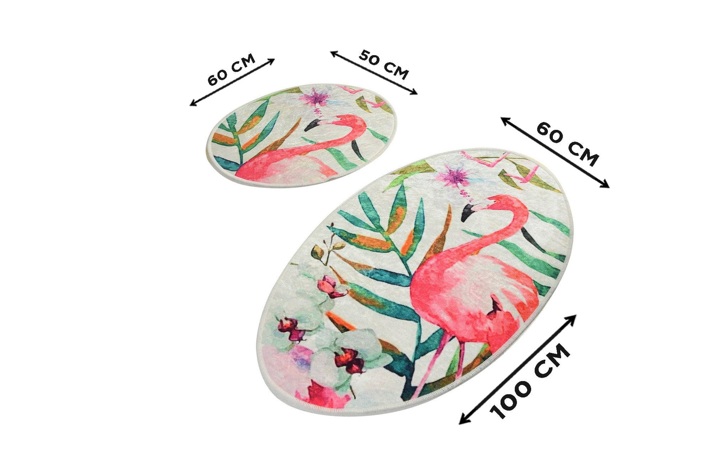Kupaonski set  tepiha FLAMINGO 2 komada, Flam DJT