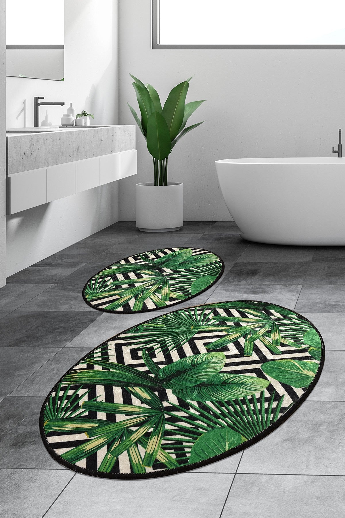 Kupaonski set  tepiha TROPIC 2 komada, Tropic DJT