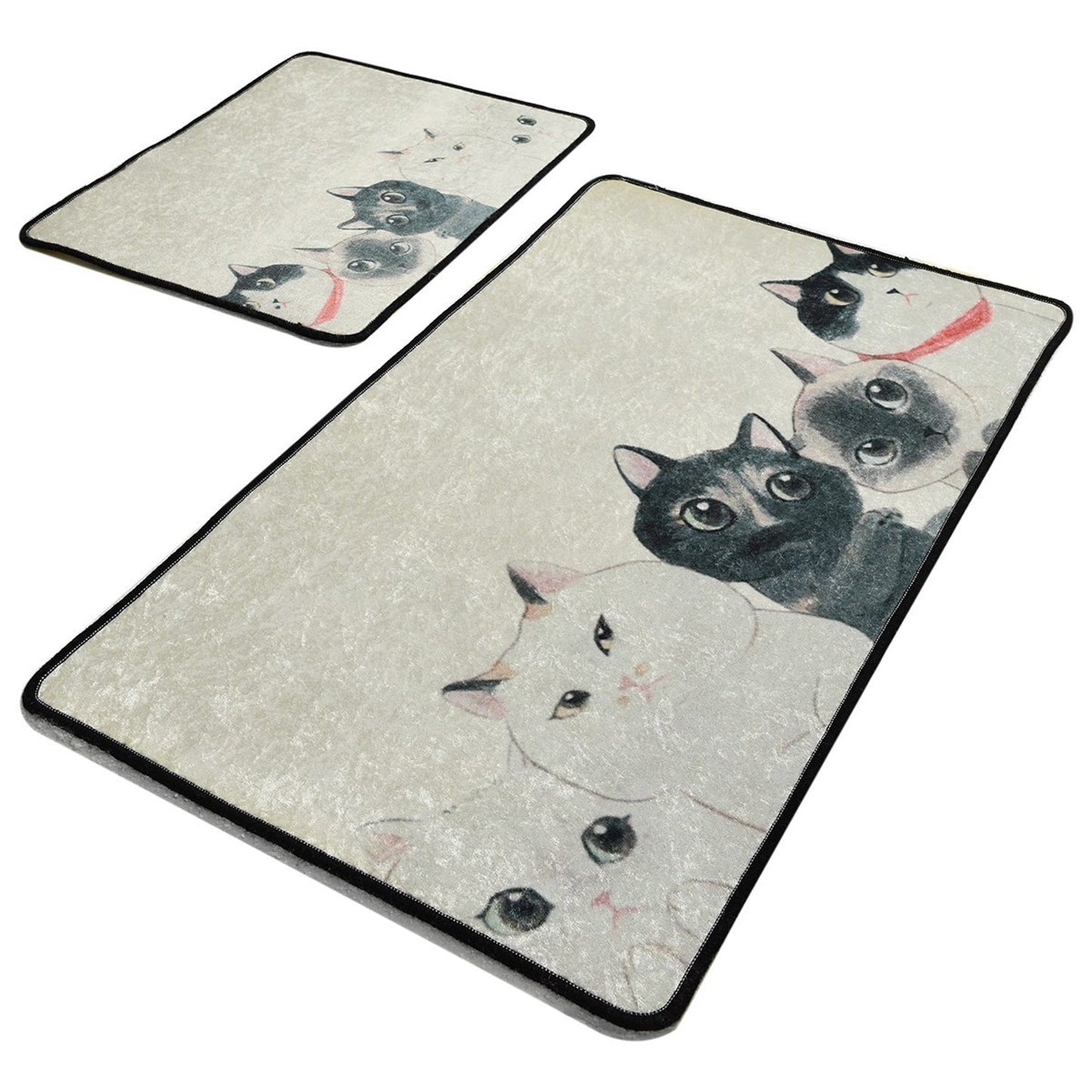 Kupaonski set  tepiha ANGRY CATS 2 komada, Angry Cats DJT