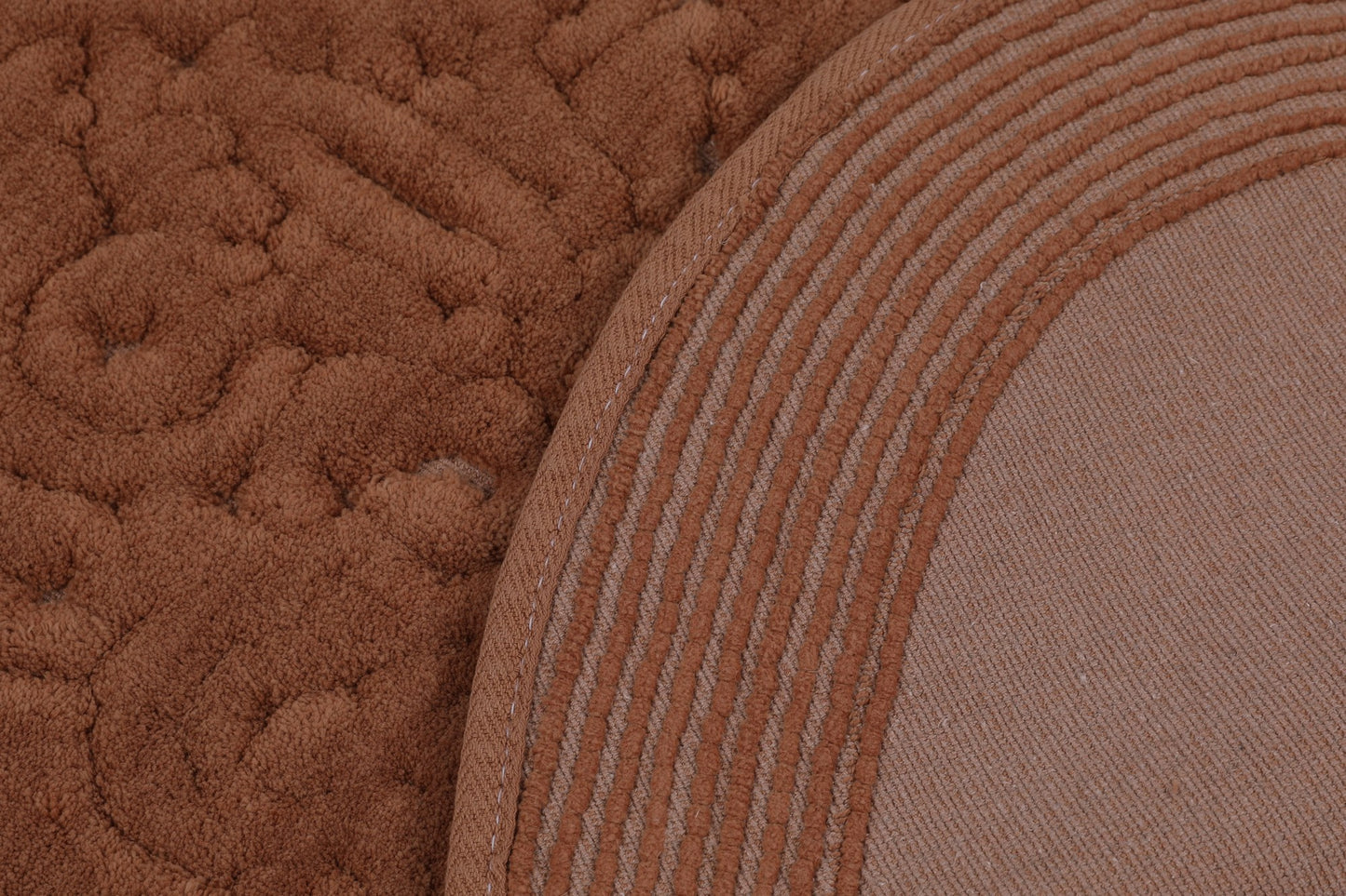 Kupaonski tepisi u setu (2 komada), Piante Oval - Brown