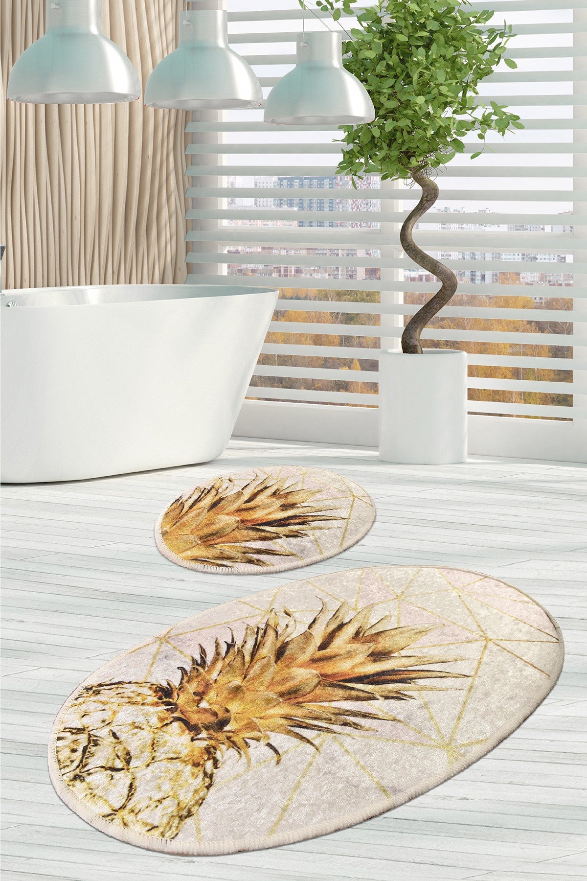 Set kupaonskih prostirki (2 komada) Gold Pine