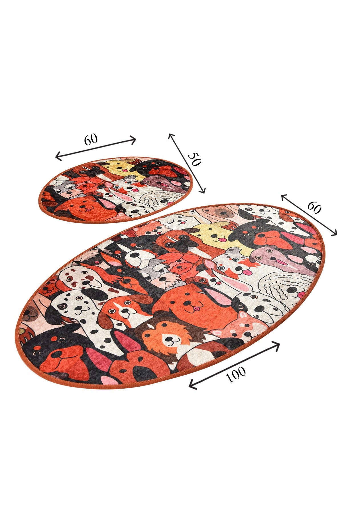Set kupaonskih prostirki (2 komada) Dogs