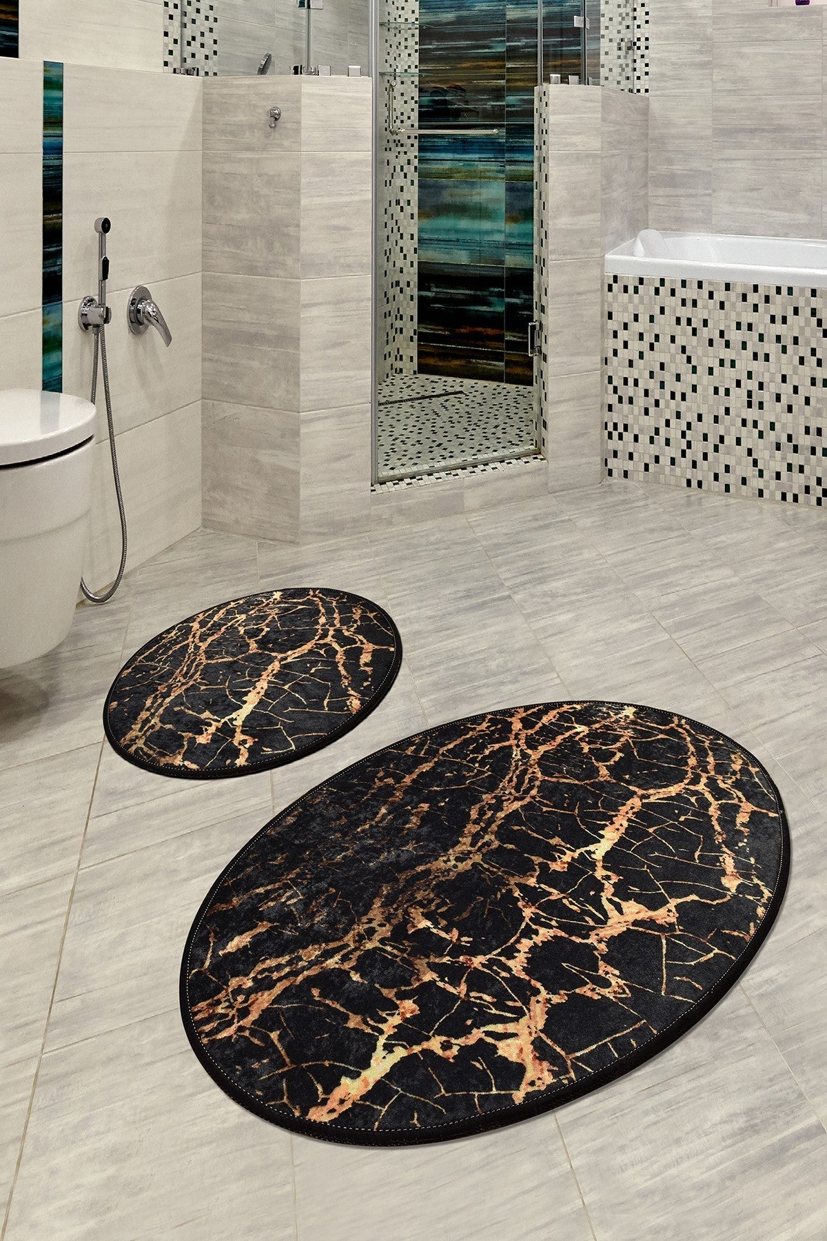 Kupaonski set  tepiha MARBLE  2 komada, Goldes
