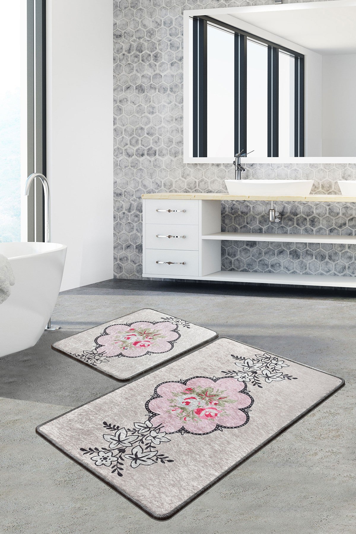 Set kupaonskih prostirki (2 komada) Rosas