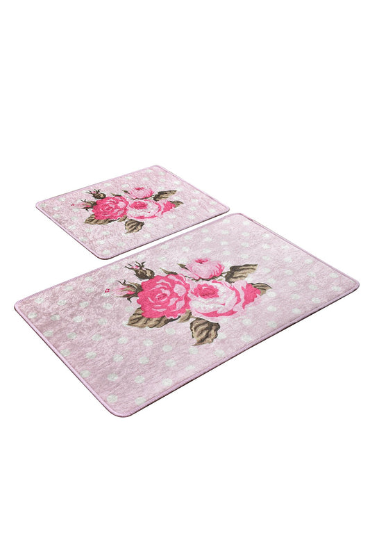 Kupaonski tepih u setu (2 komada), Monet - Pink