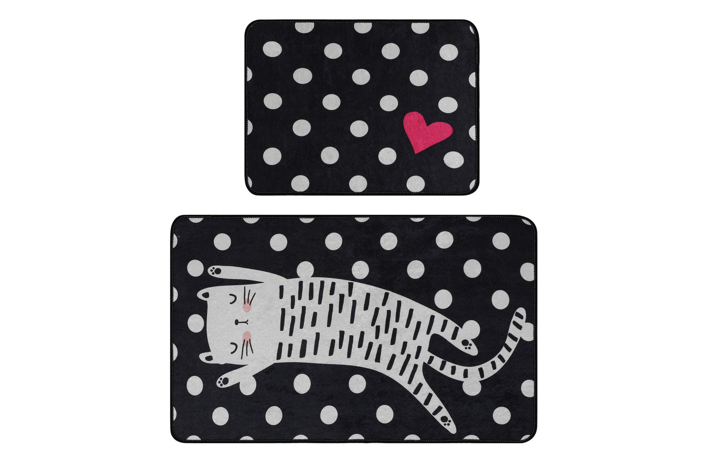 Set kupaonskih prostirki (2 komada) Spotted Cat