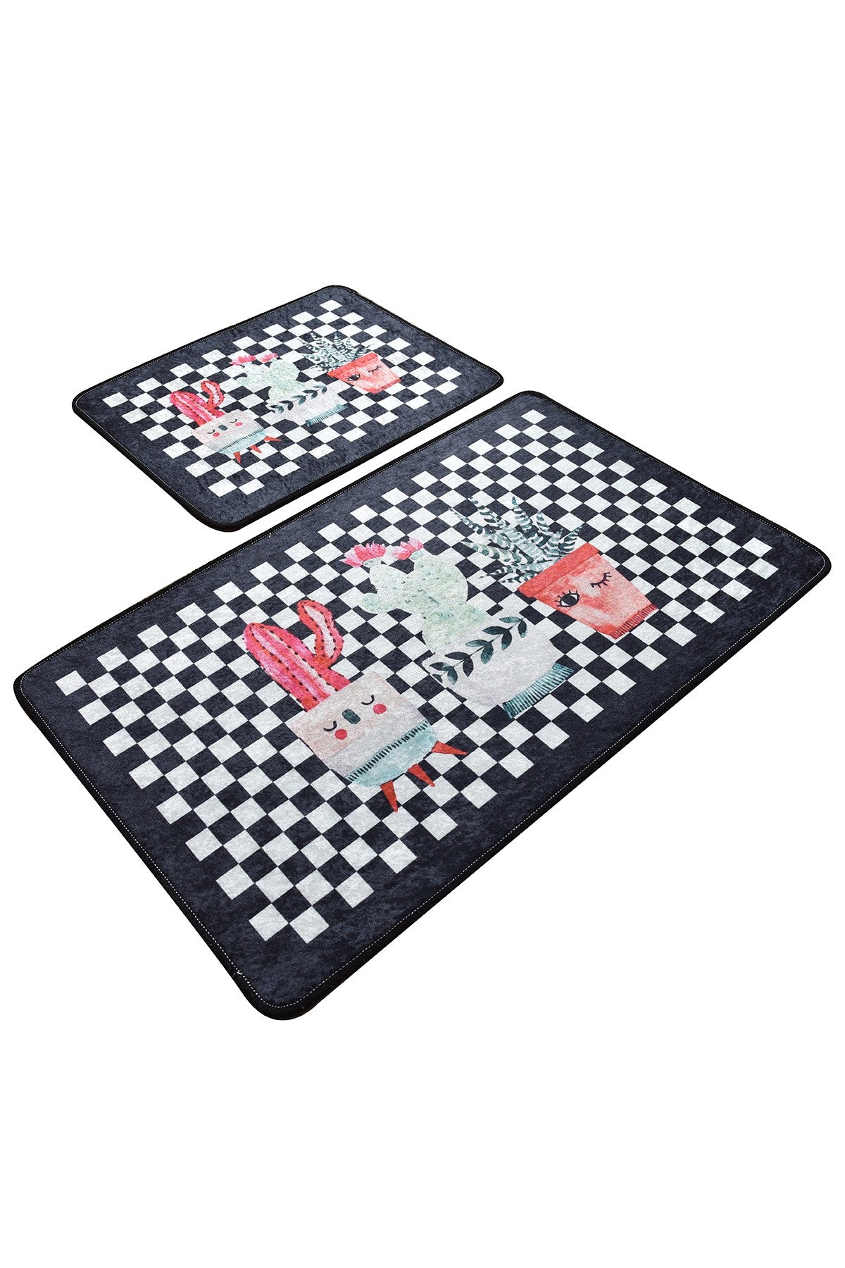 Set kupaonskih prostirki (2 komada) Black Happy House