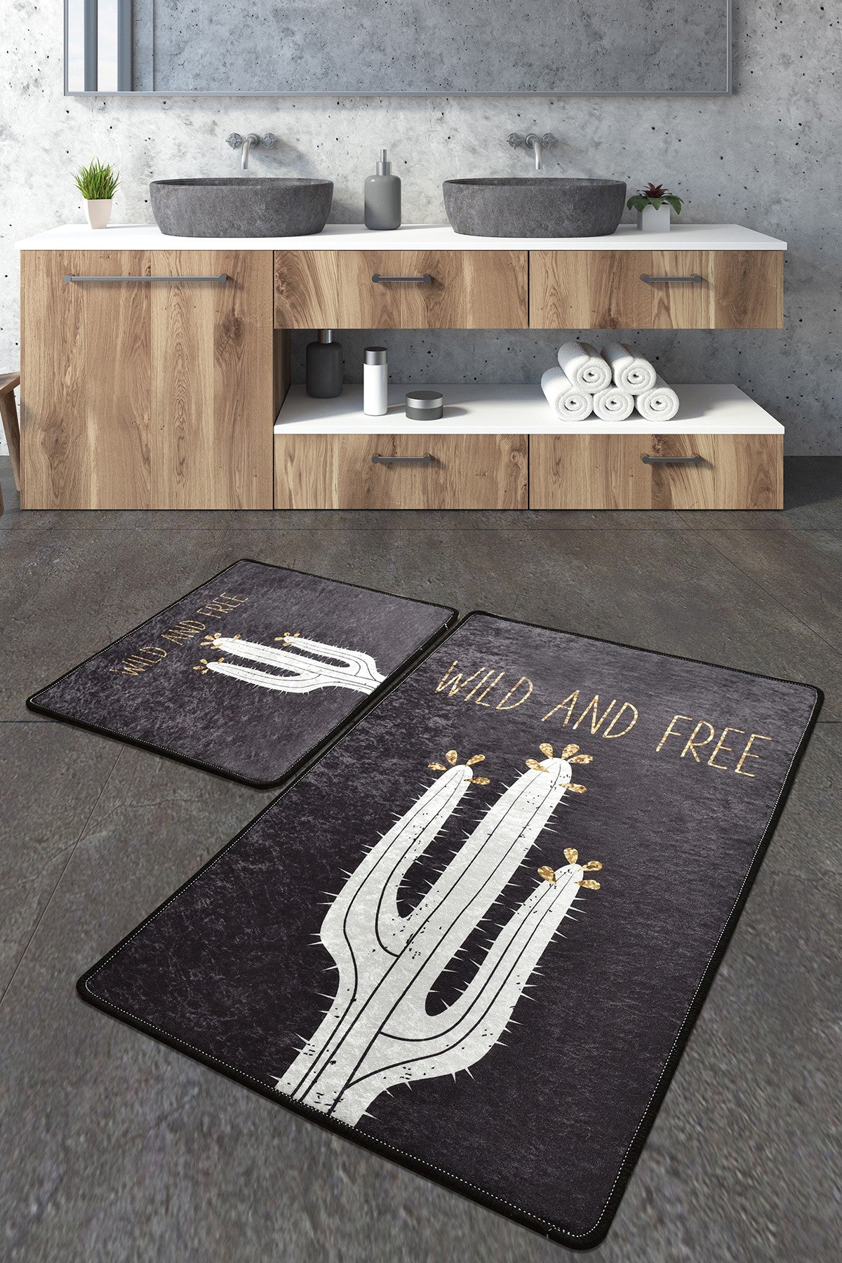 Set kupaonskih prostirki (2 komada) Wild and Free Djt