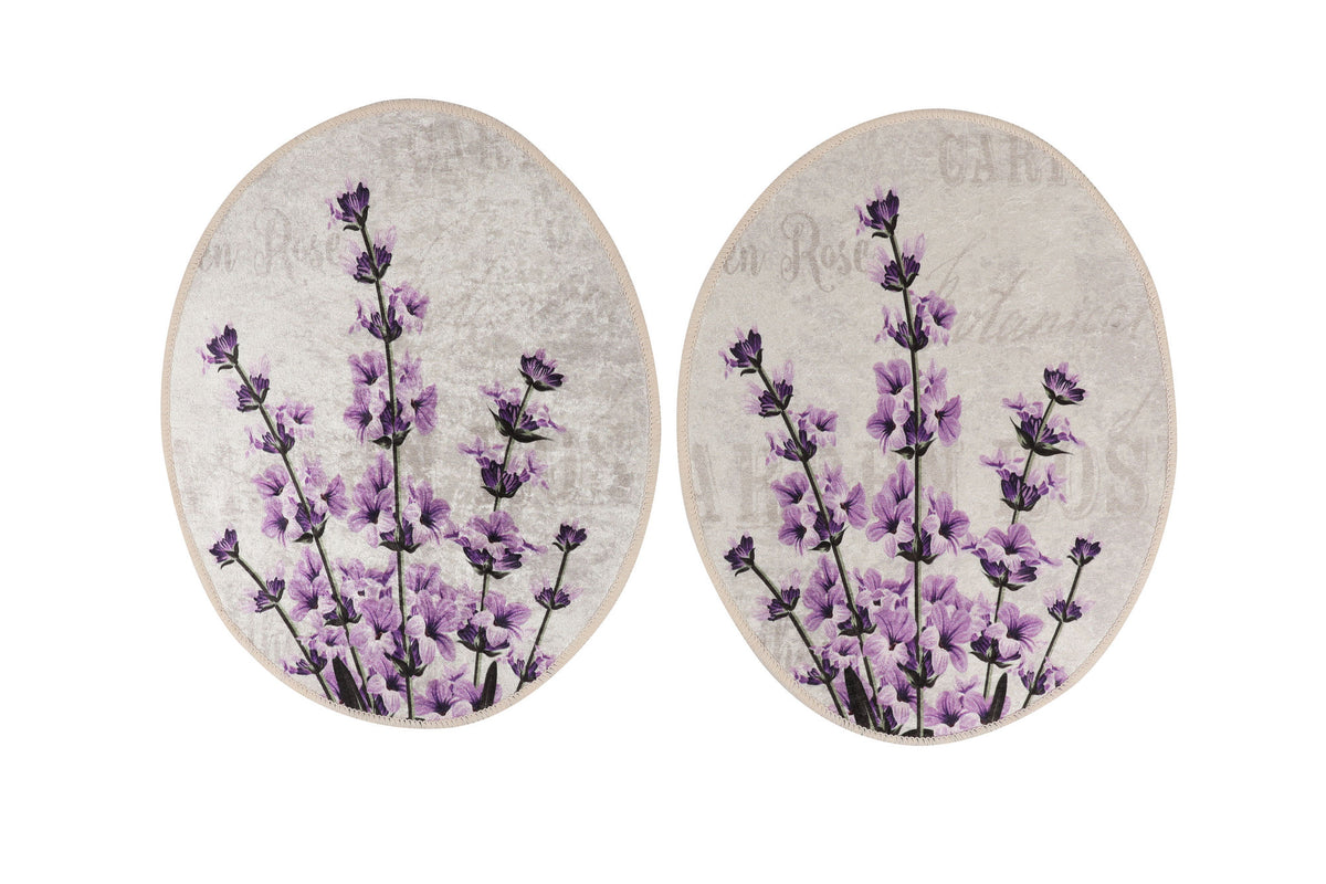 Kupaonski tepisi u setu (3 komada), Lavender