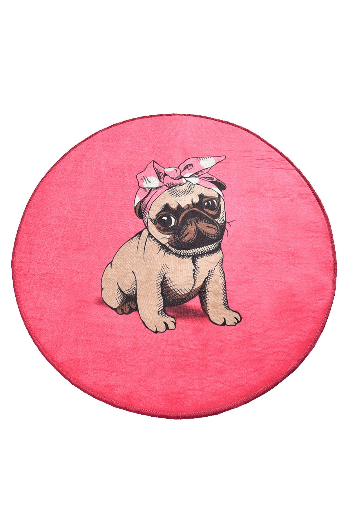 Prostirka kupaonska Pink Pug Djt (100 cm)
