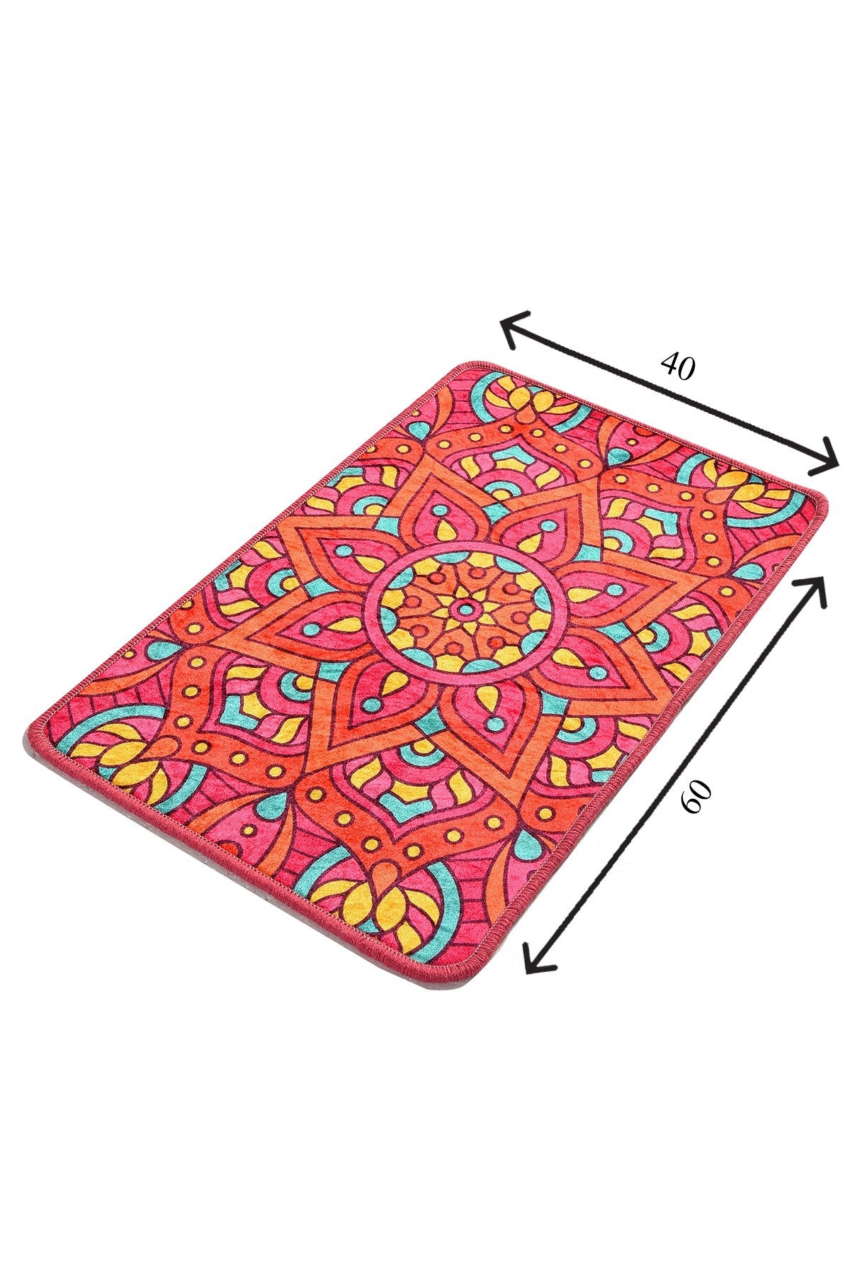 Tepih kupaonski, Mandal - Multicolor (40 x 60)