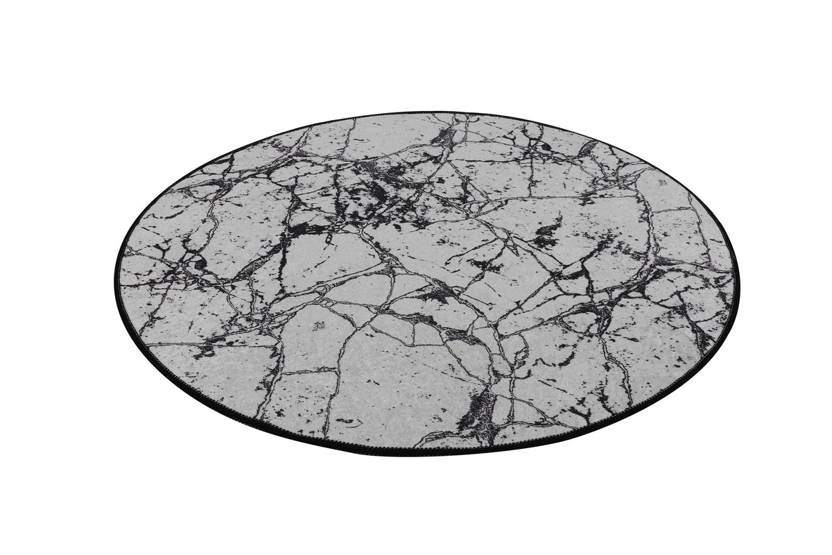 Tepih kupaonski, Marble (140 cm) - White