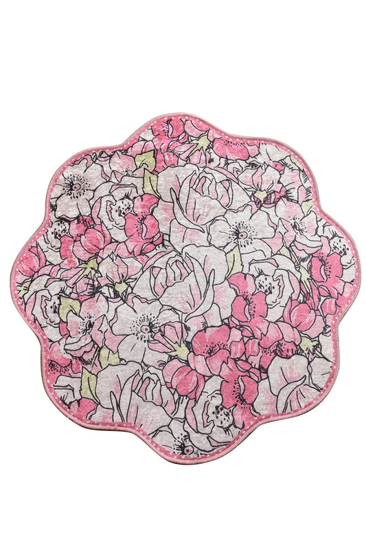 Kupaonski tepih, Rosa Shape (200 cm) - Pink