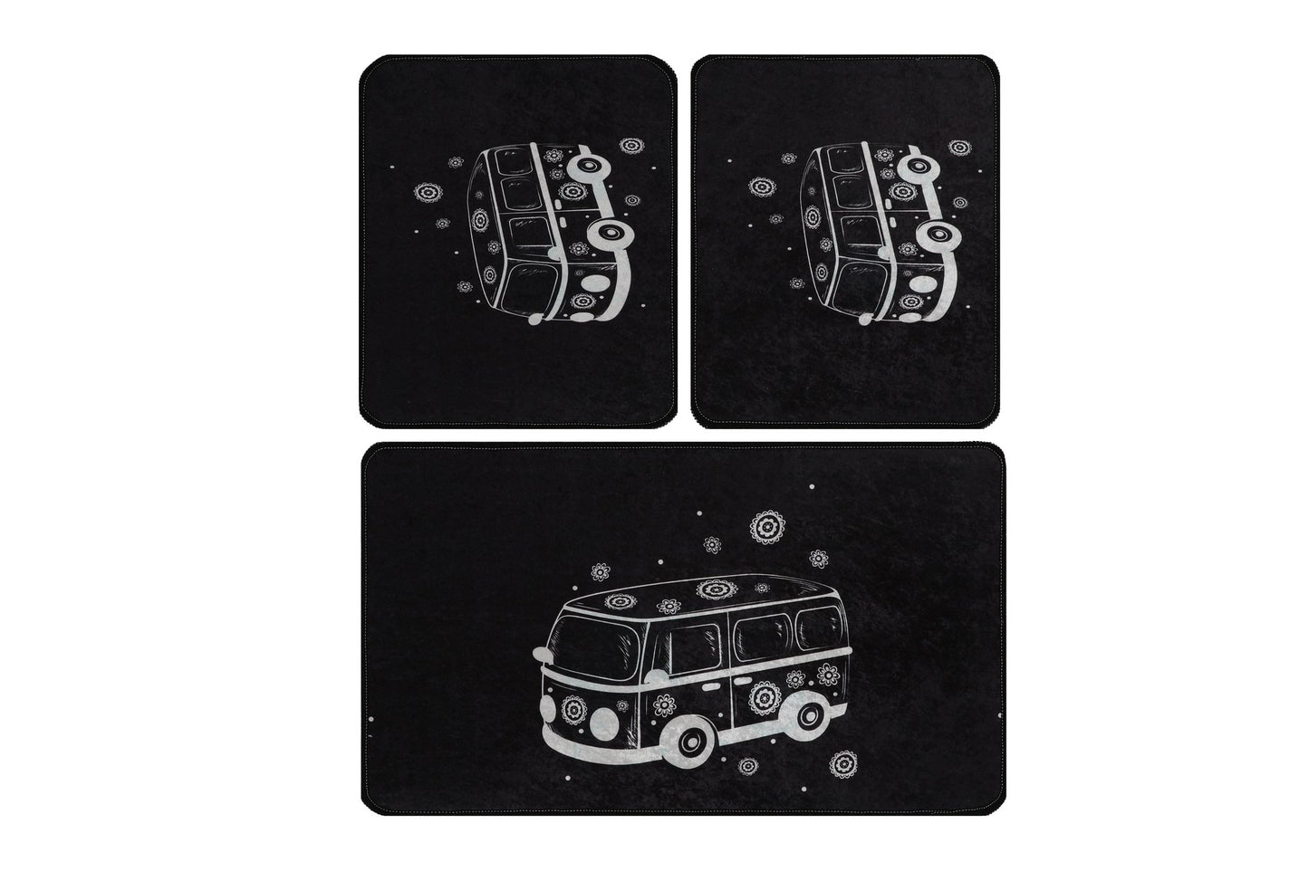 Set kupaonskih prostirki (3 komada) Bus