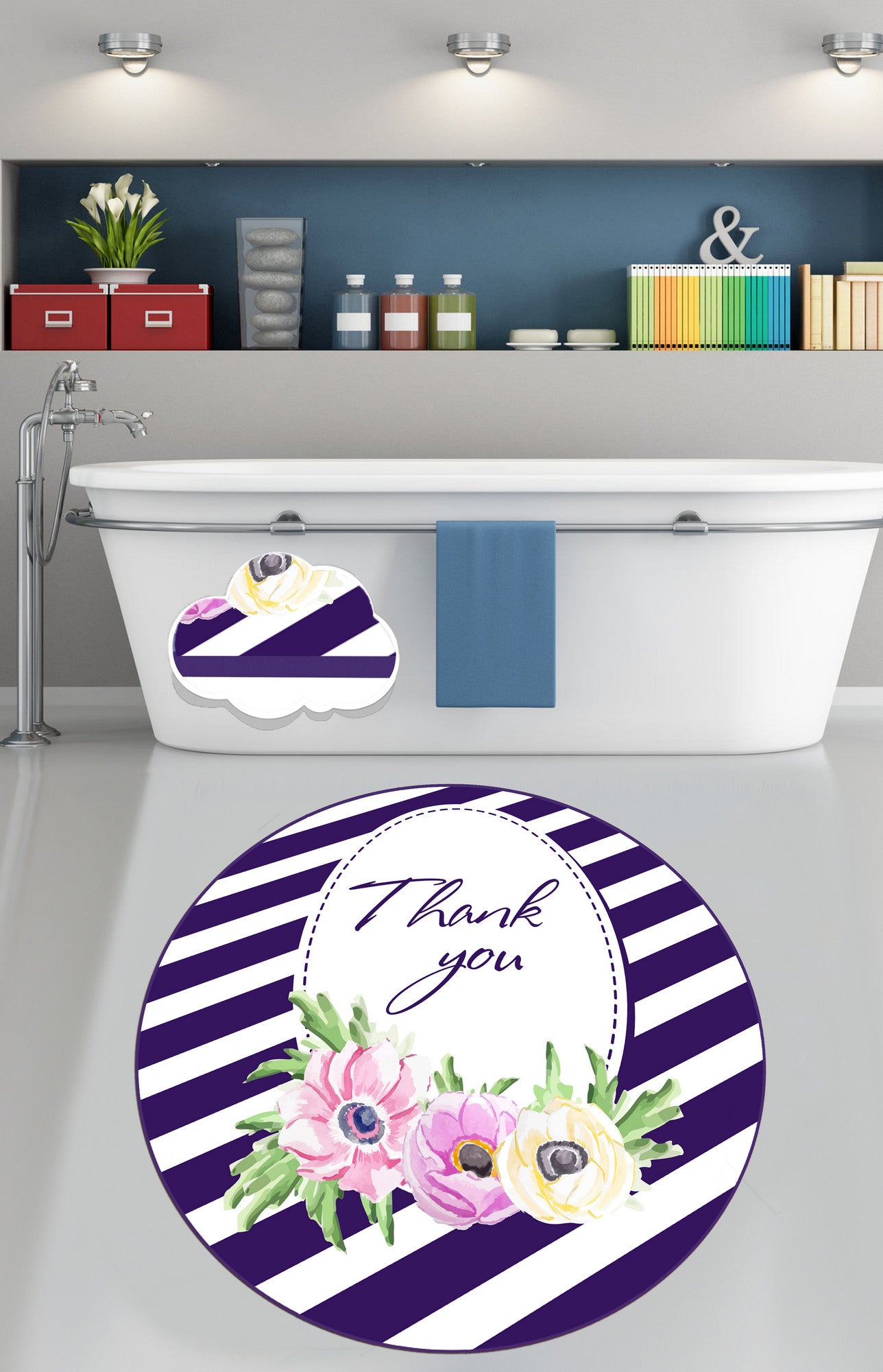 Prostirka kupaonska Thank You (100 cm)