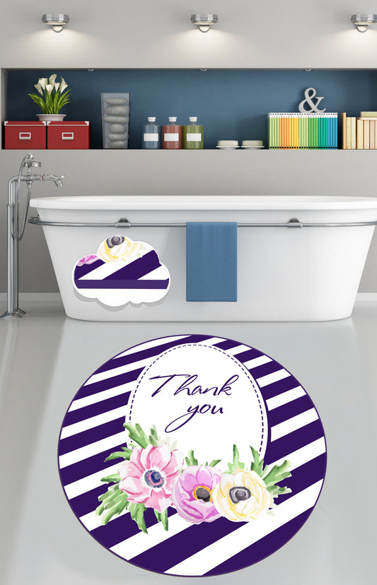 Kupaonska prostirka Thank You (120 cm)
