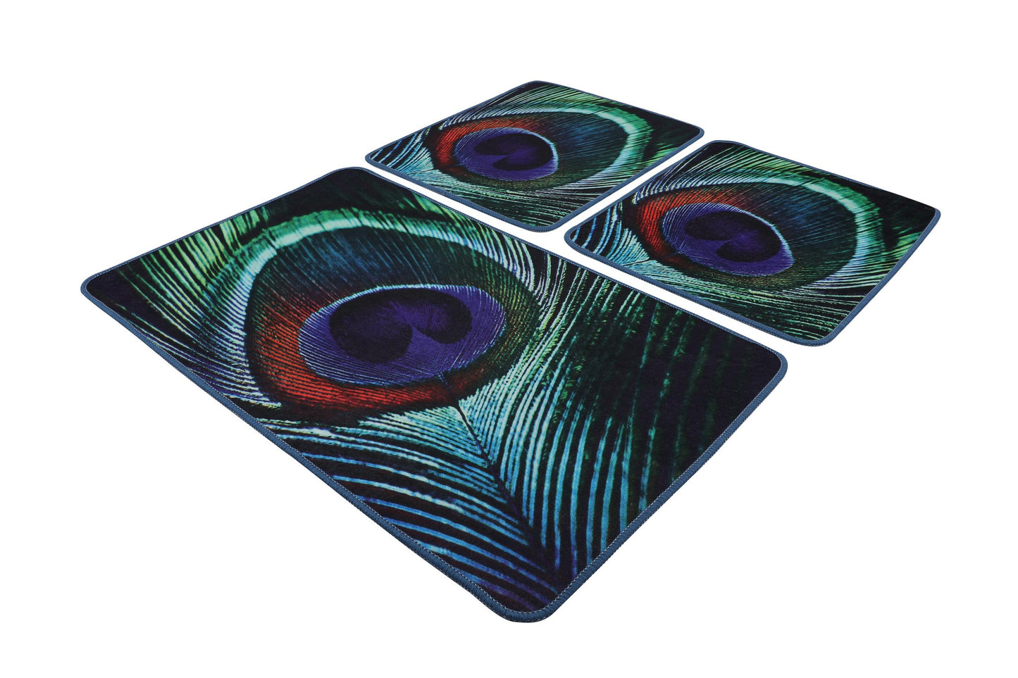 Set kupaonskih prostirki (3 komada) Peacock