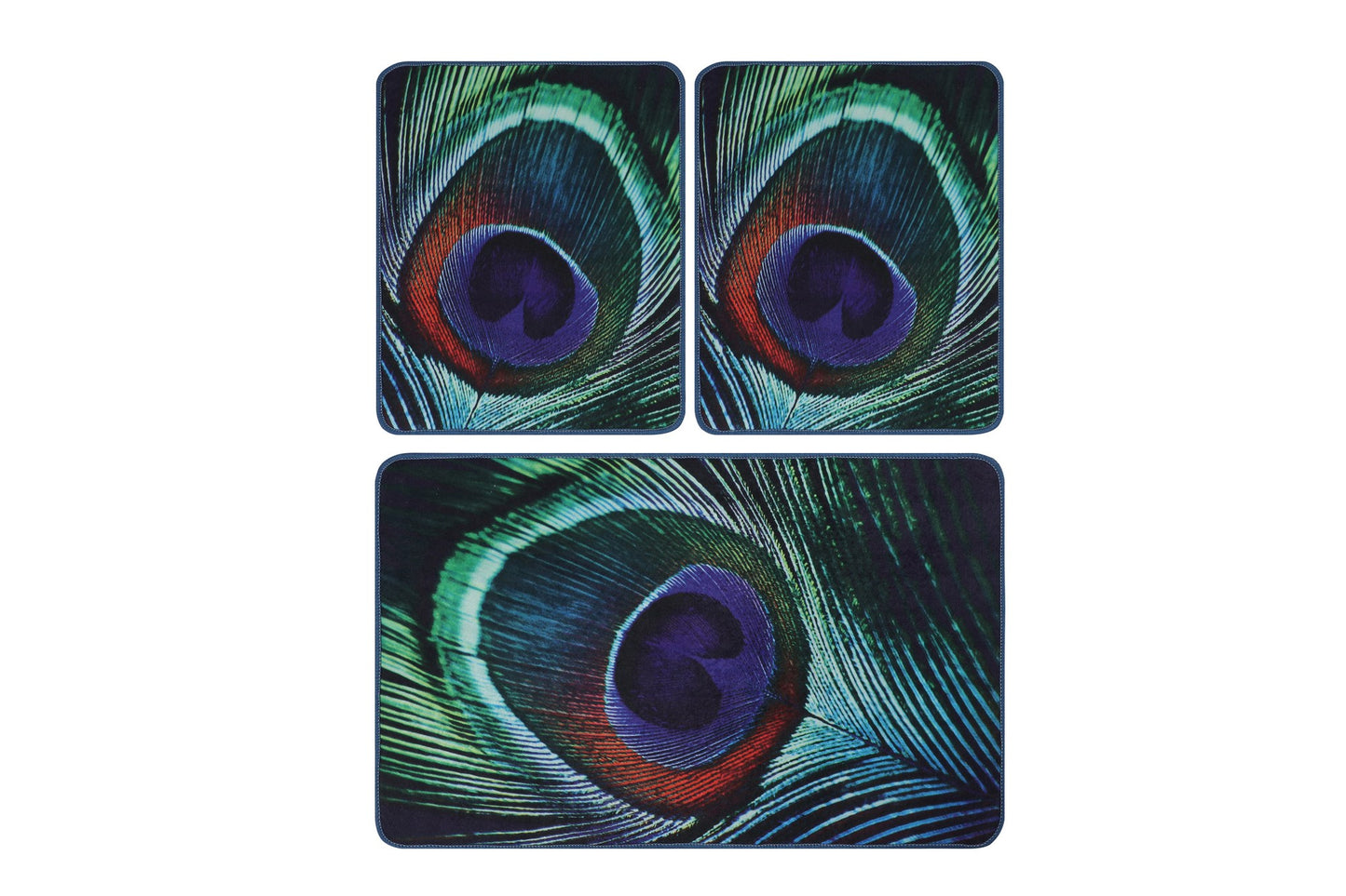 Set kupaonskih prostirki (3 komada) Peacock