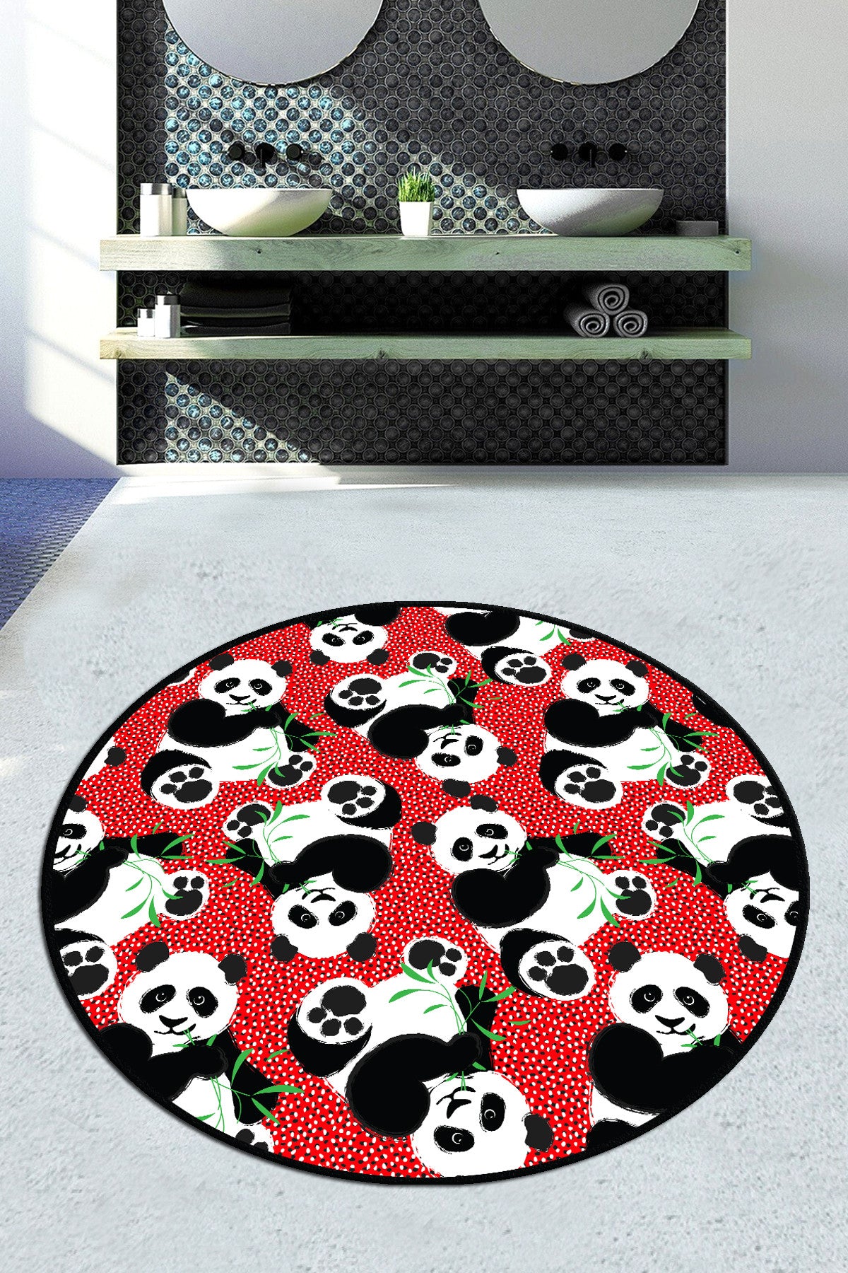 Kupaonska prostirka Pandam esuriit Circle Djt 140