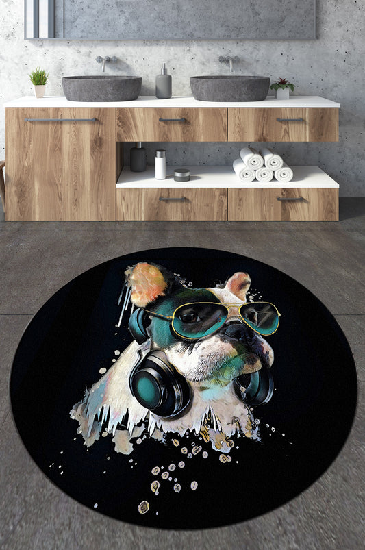 Tepih kupaonski, Glasses Dog Circle Djt 80