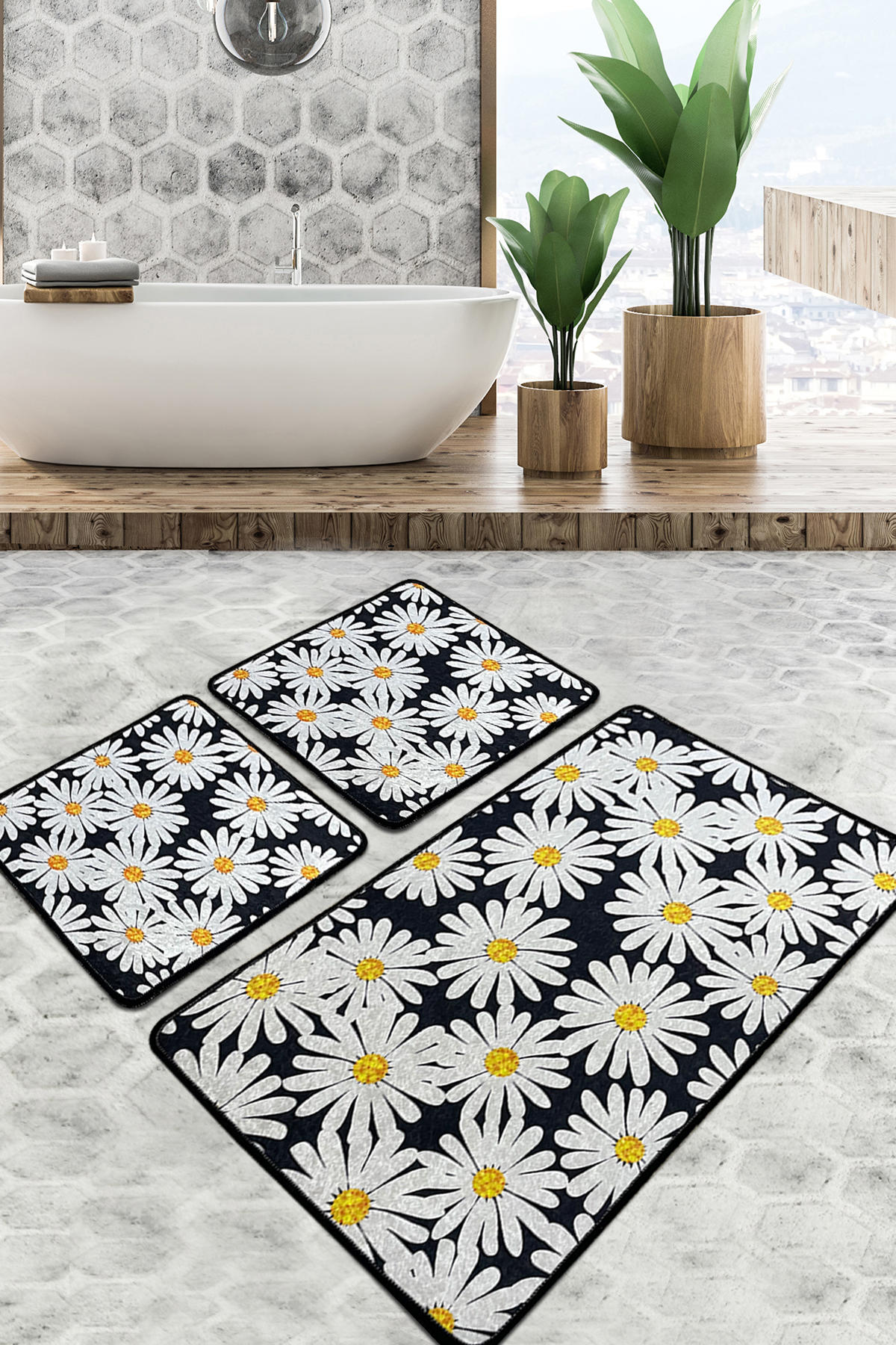 Set prostirki za kupanje (3 komada) MAKENNA