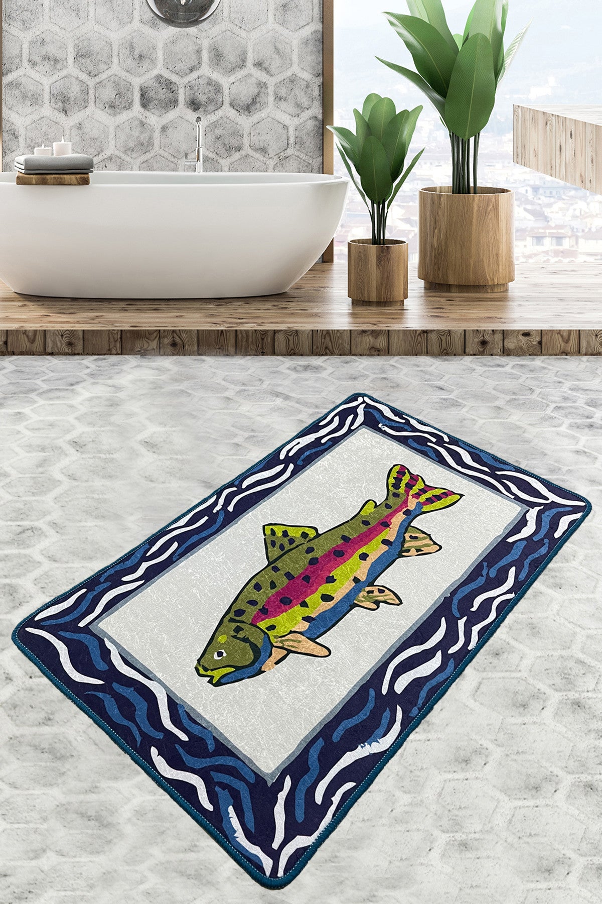 Prostirka kupaonska Pescado