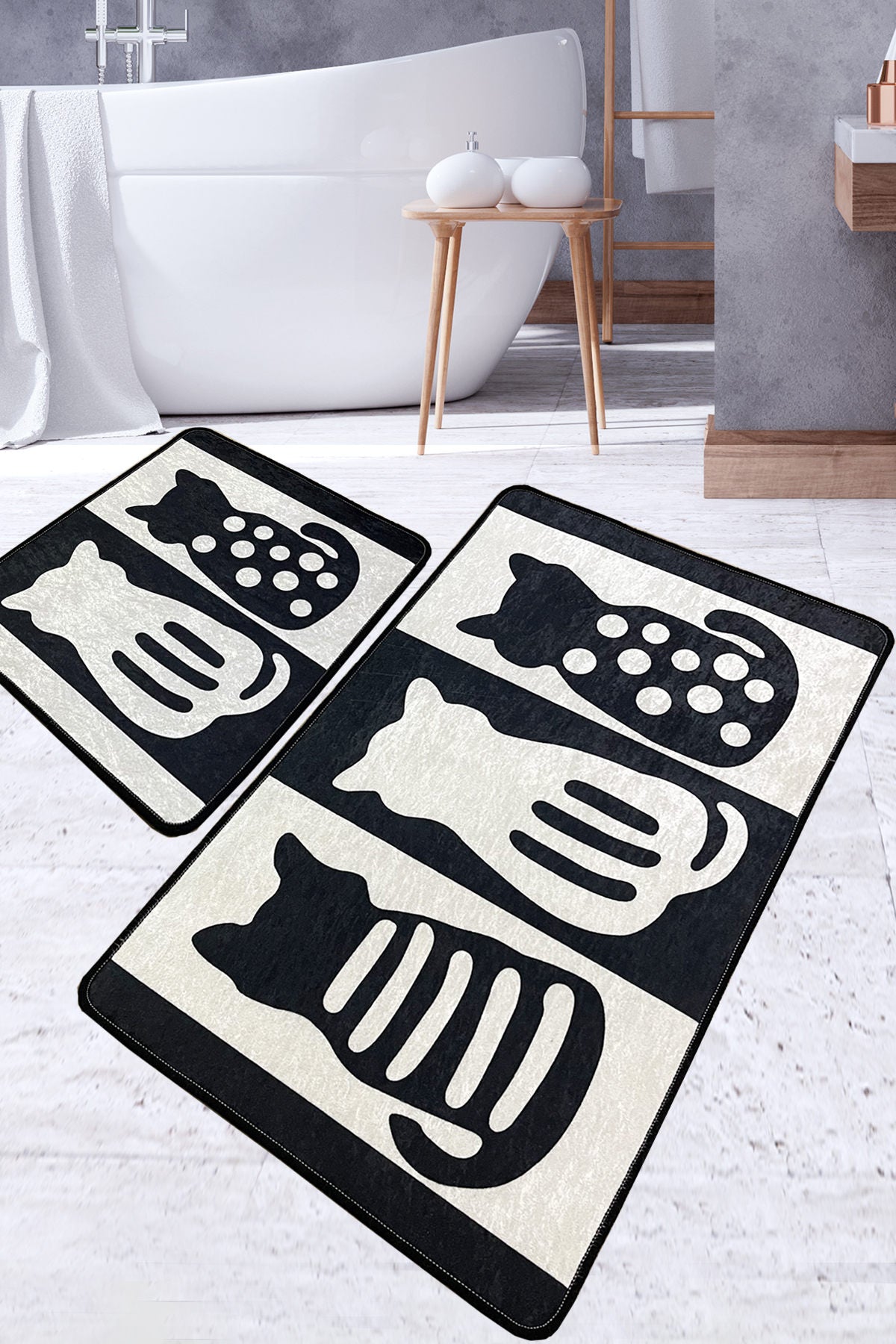 Set kupaonskih prostirki (2 komada) Meo