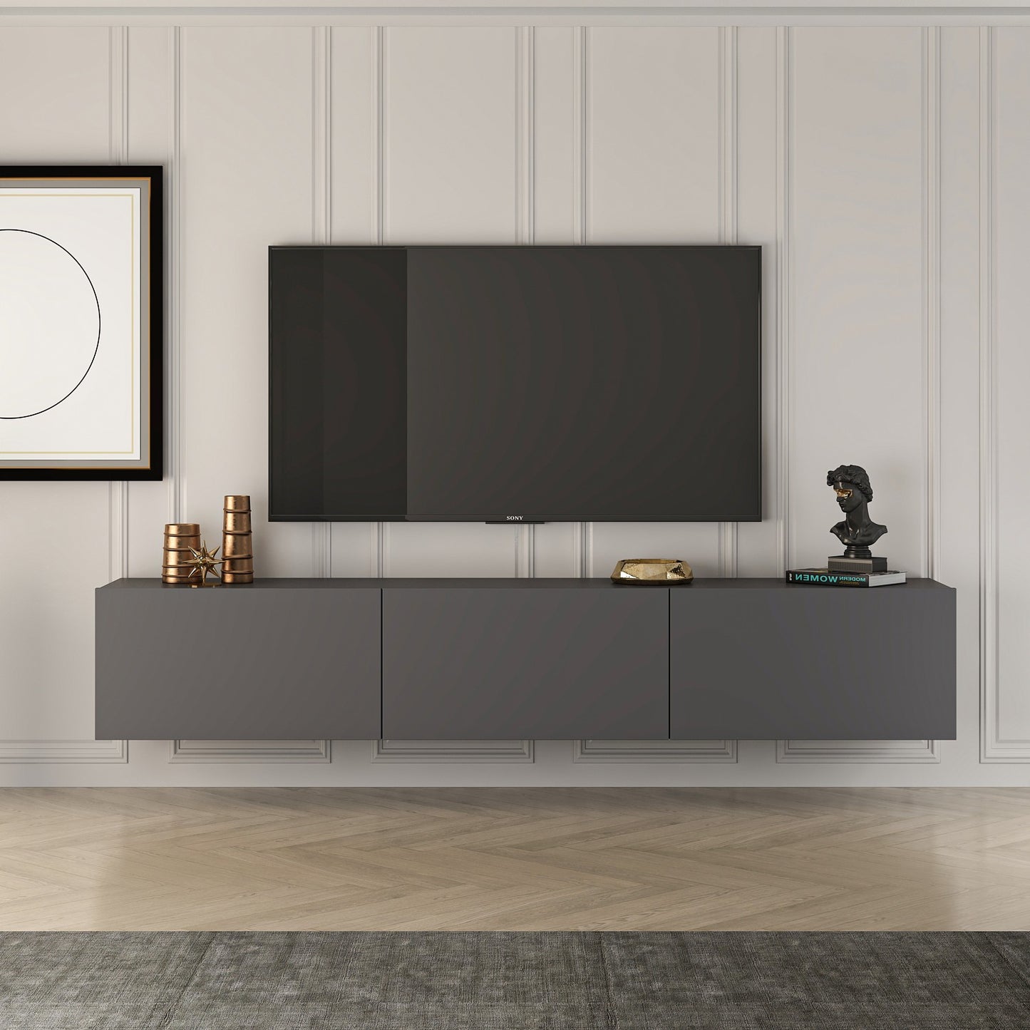TV stalak WEST, antracit